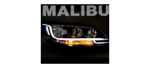AUTOLAMP LED LINE TYPE HEADLIGHTS SET FOR CHEVROLET MALIBU 2012-13 MNR